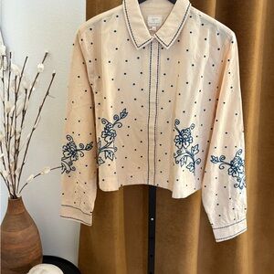 New Sezane Chamose Maellie Top sz 14